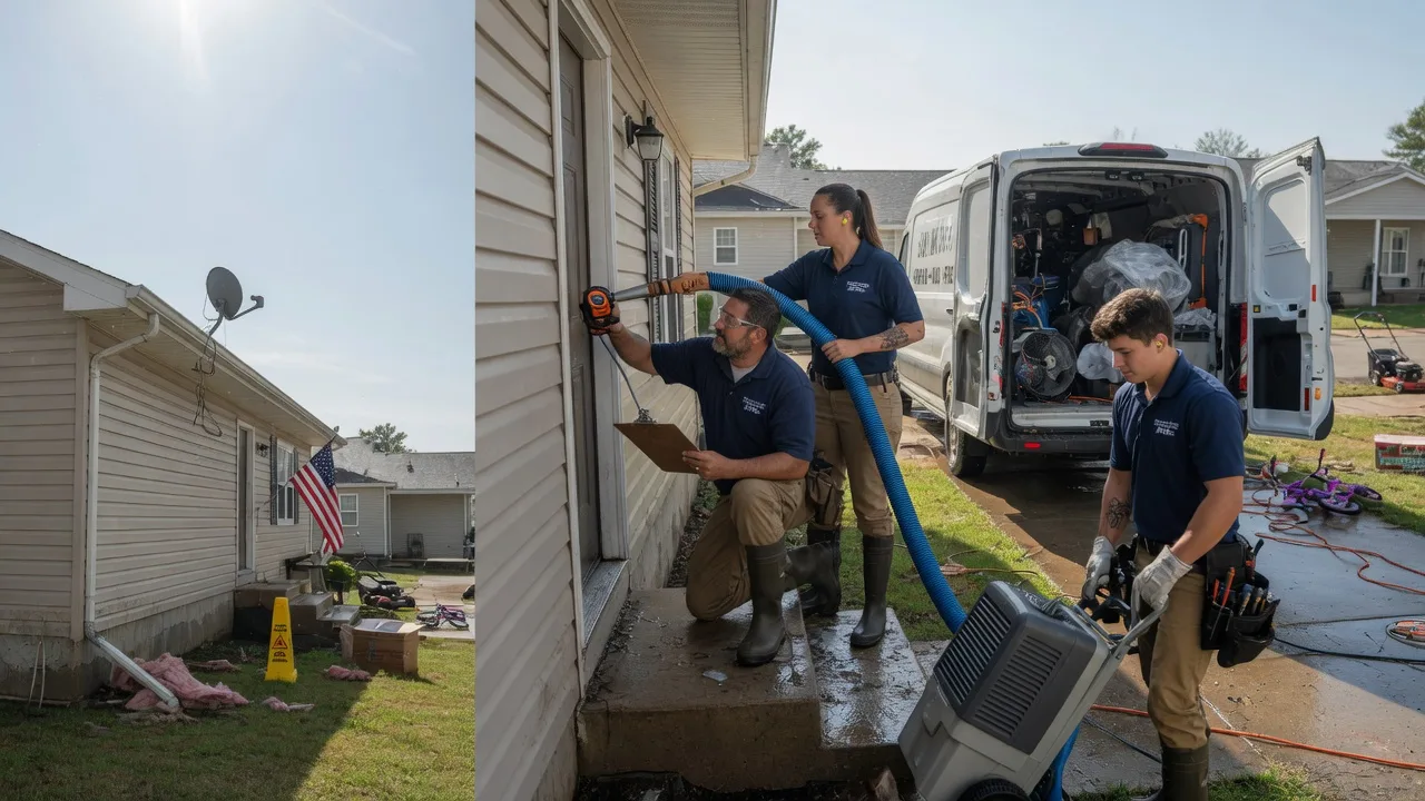 Ceiling Water Damage Restoration in Elm Grove, LA near me